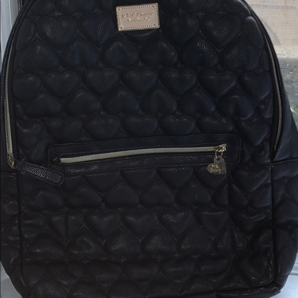 Betsey Johnson Black Backpack